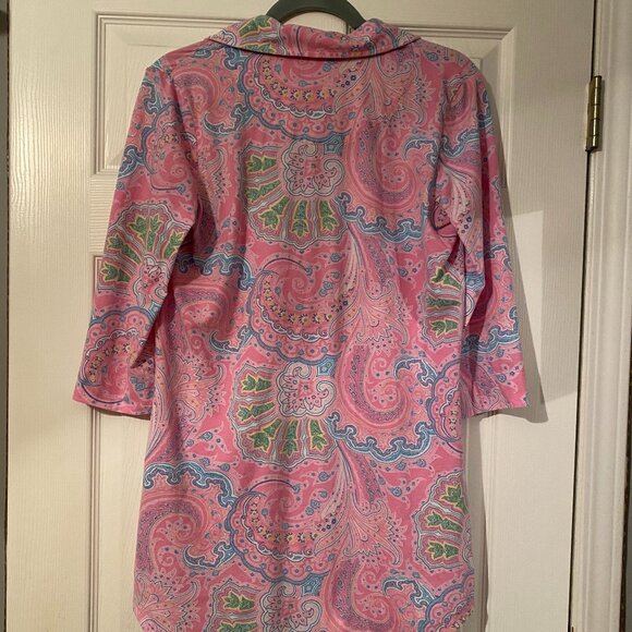 Women's Ralph Lauren Button-Up Sleep Dress - Picture 5 of 9